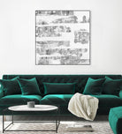 Grey Levels by Jeff Iorillo on GIANT ART - white abstract