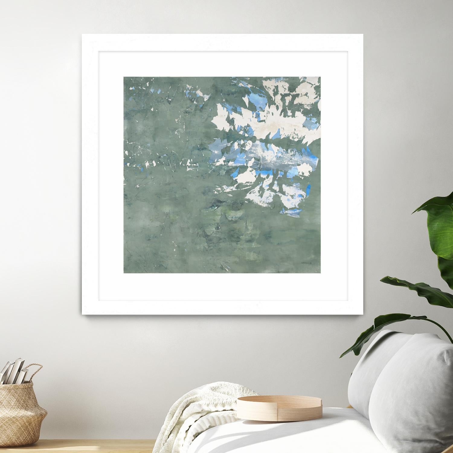 Lakeshore by Jeff Iorillo on GIANT ART - blue abstract