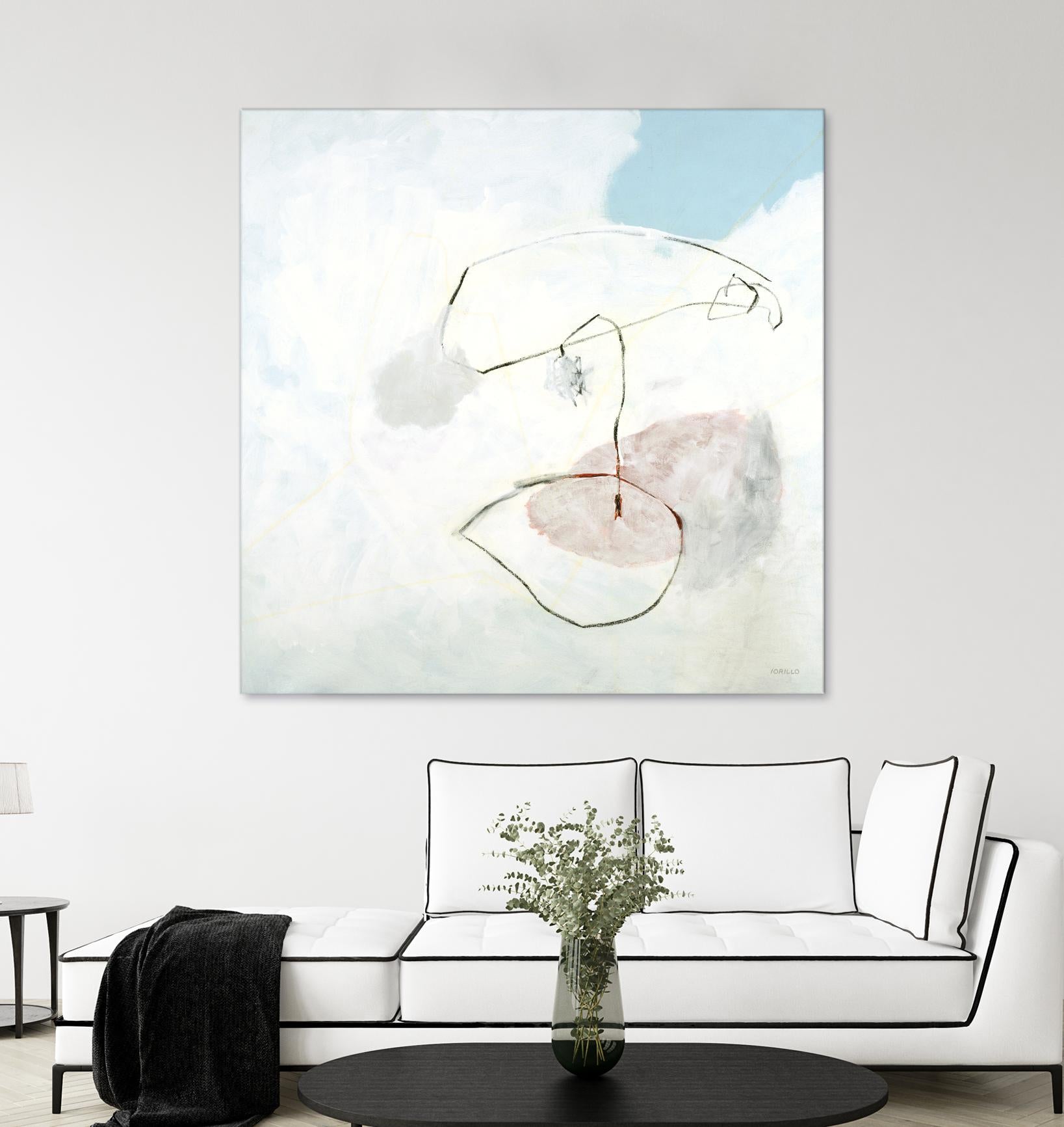 Sweet Solitude by Jeff Iorillo on GIANT ART - blue abstract