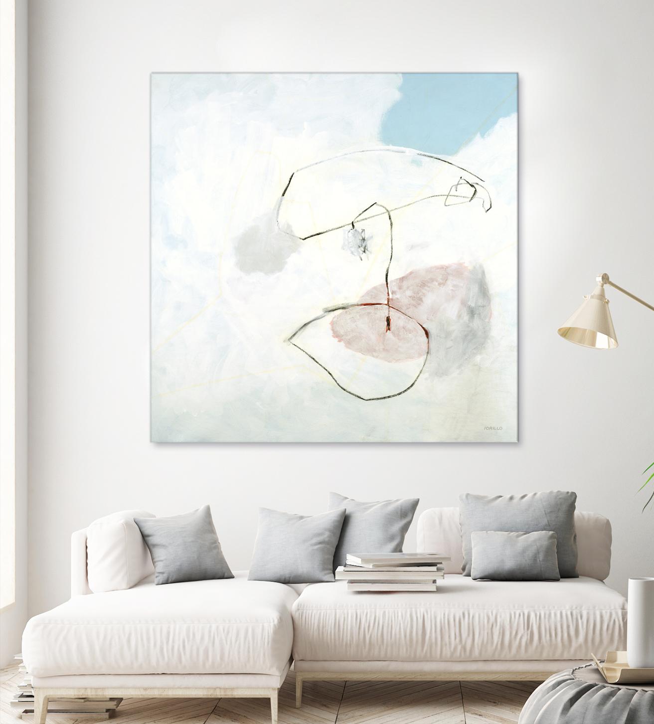 Sweet Solitude by Jeff Iorillo on GIANT ART - blue abstract