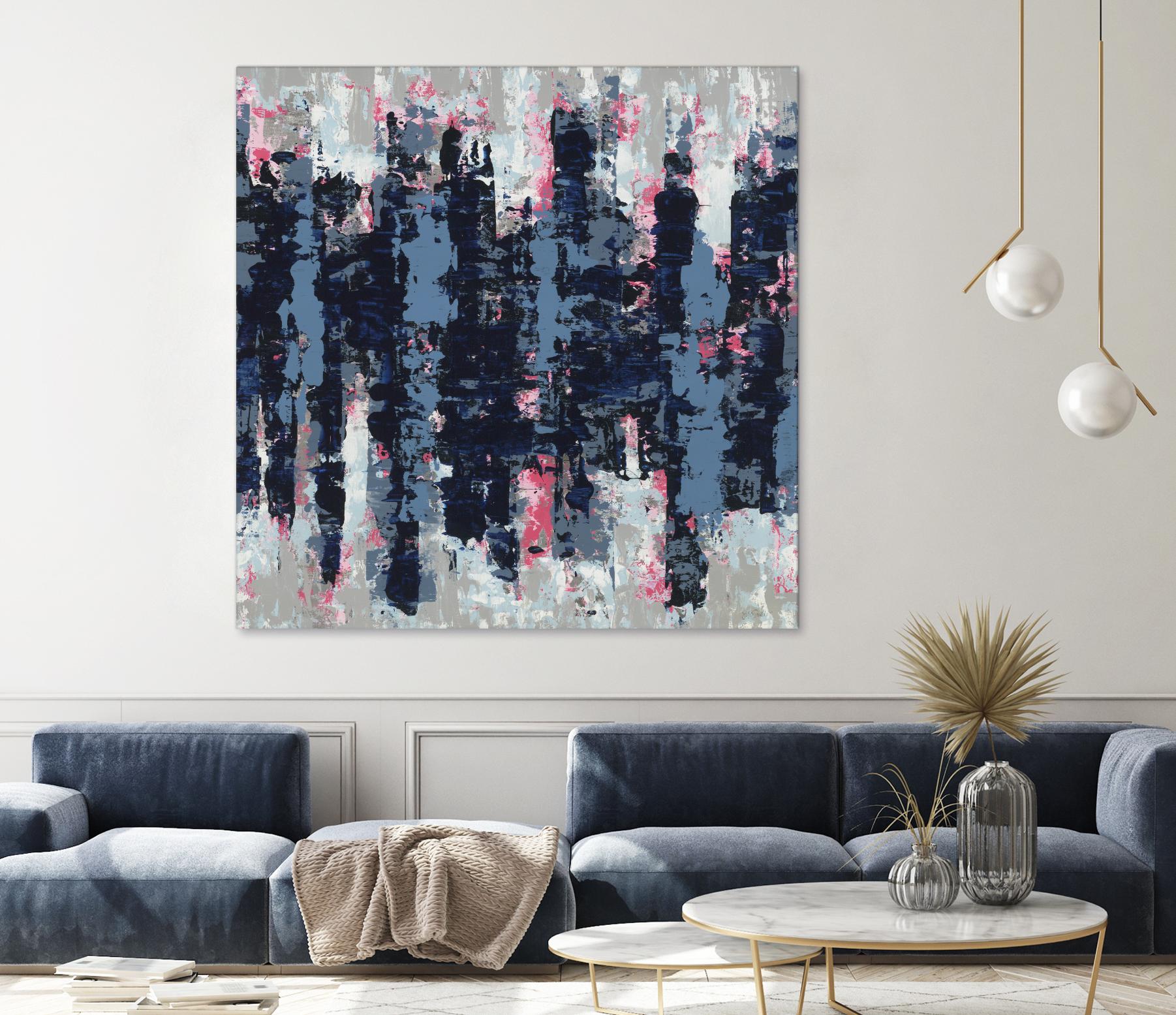 Veiled Heat by Jeff Iorillo on GIANT ART - blues abstract