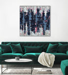 Veiled Heat by Jeff Iorillo on GIANT ART - blues abstract