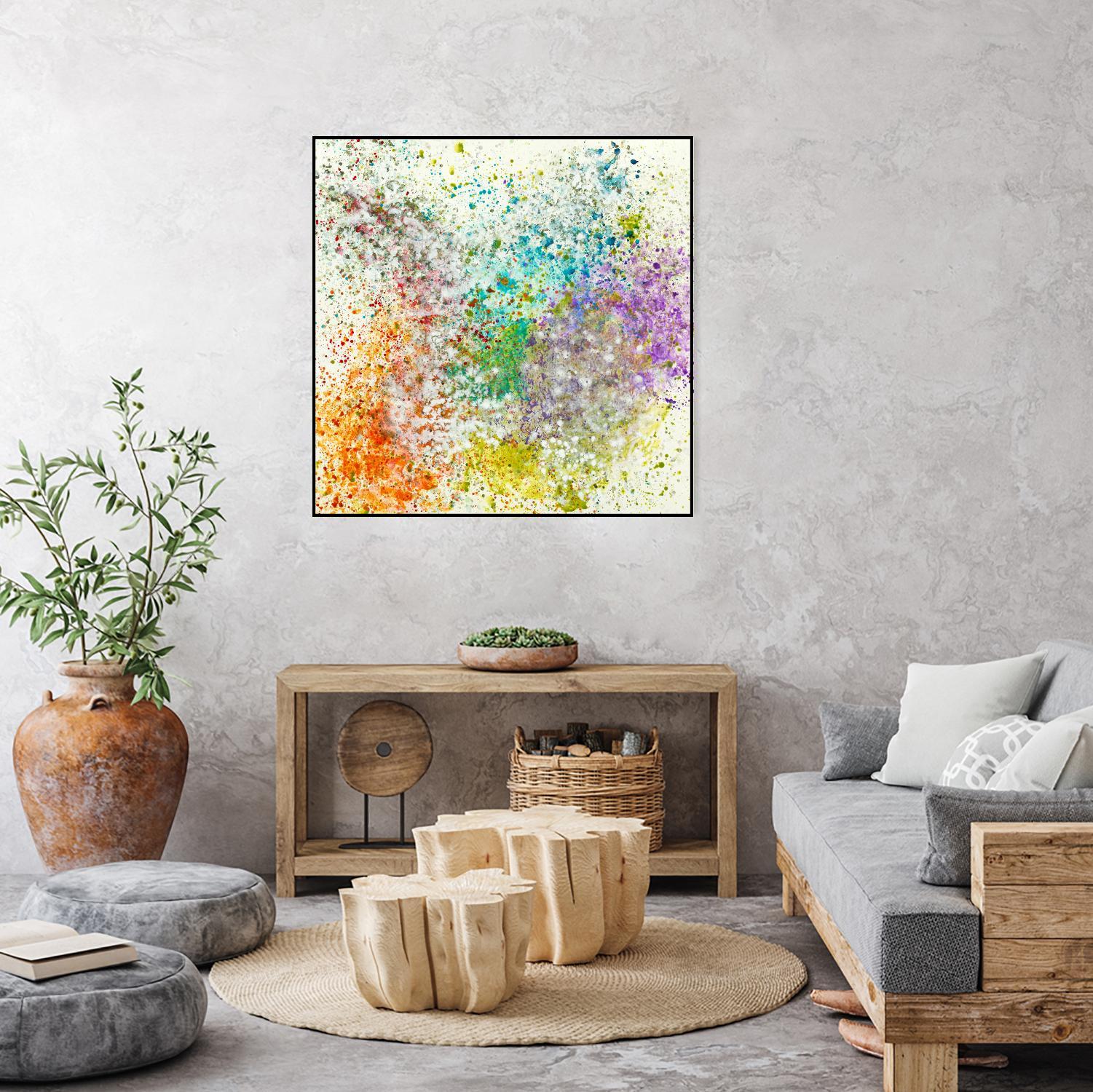 Galaxy II by Jeff Iorillo on GIANT ART - purples abstract spray