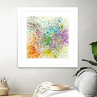 Galaxy II by Jeff Iorillo on GIANT ART - purples abstract spray