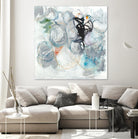 TUMBLE MOMENTUM by JEFF IORILLO on GIANT ART - blue abstract abstract