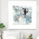 TUMBLE MOMENTUM by JEFF IORILLO on GIANT ART - blue abstract abstract