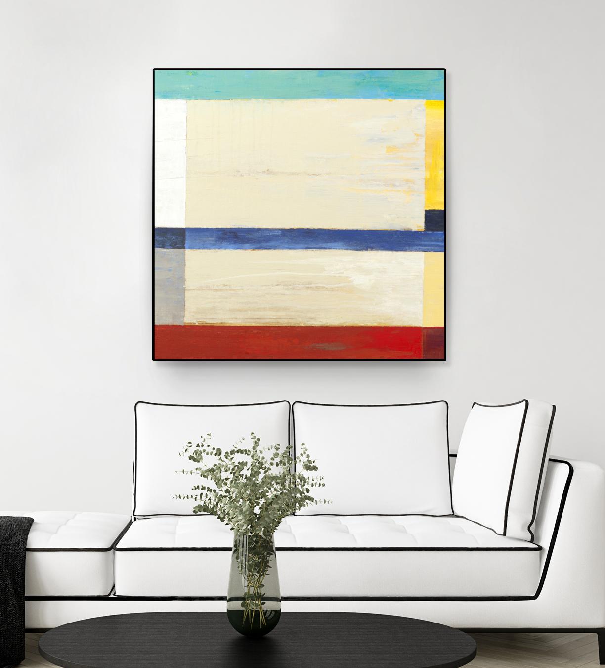 Retro Spectrum I by Liz Jardine on GIANT ART - red abstract