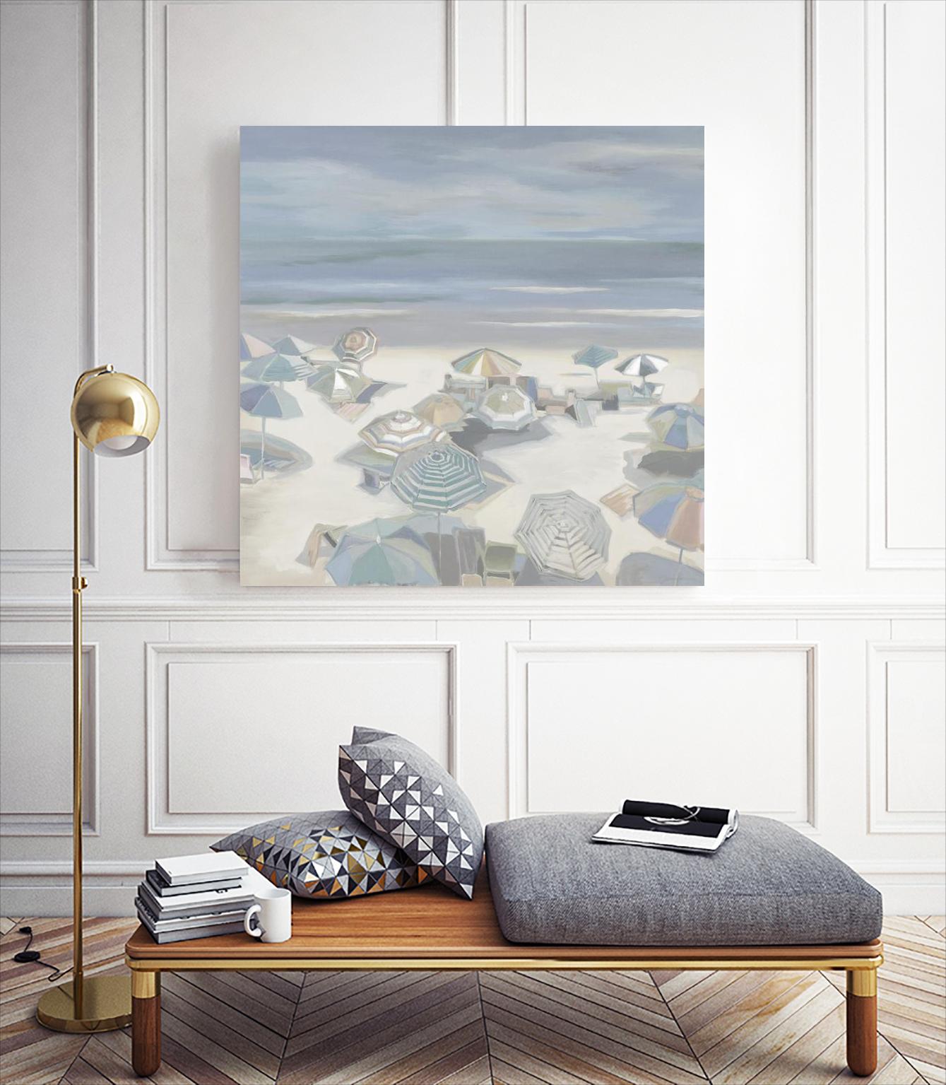 Beach Party by Liz Jardine on GIANT ART - blues coastal, tropical