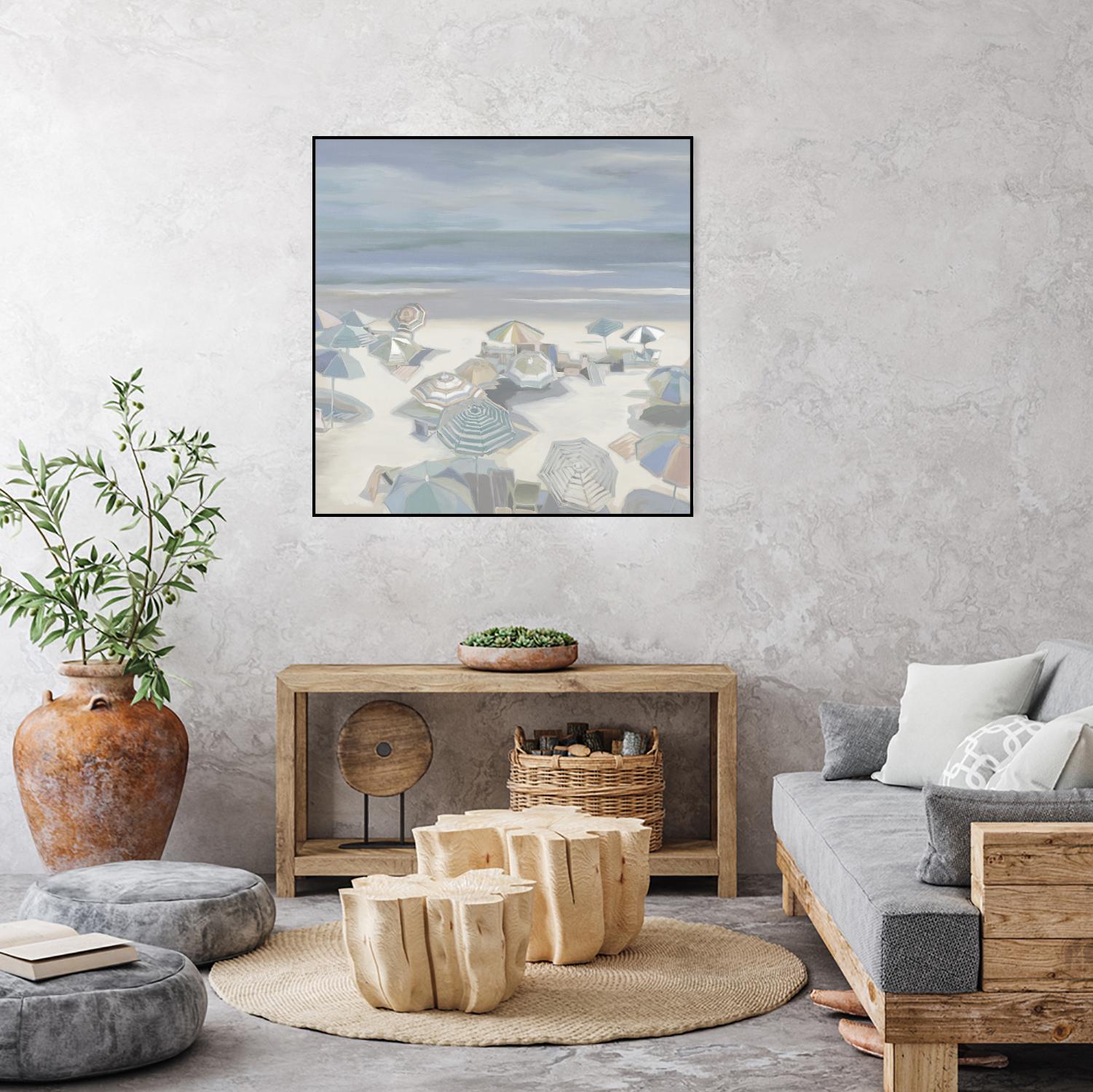 Beach Party by Liz Jardine on GIANT ART - blues coastal, tropical
