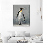 Keep Cool I by Liz Jardine on GIANT ART - yellow animals