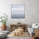 Blue Stripes by Corrie LaVelle on GIANT ART - white abstract