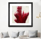 Red Splash by Corrie LaVelle on GIANT ART - beige abstract