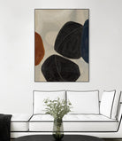 Gravity I by Kippi Leonard on GIANT ART - blacks organic shapes