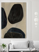 Gravity II by Kippi Leonard on GIANT ART - blacks organic shapes