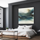 September Desert by Kippi Leonard on GIANT ART - blues fluid abstracts