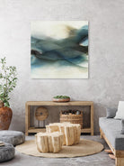September Desert by Kippi Leonard on GIANT ART - blues fluid abstracts