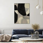 Gravity IV by Kippi Leonard on GIANT ART - blacks organic shapes