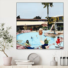 Off The Deep by Beth Ann Lawson on GIANT ART - blues coastal pool
