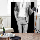 MR WHY NOT by Bethann Lawson on GIANT ART - black and white figurative figurative