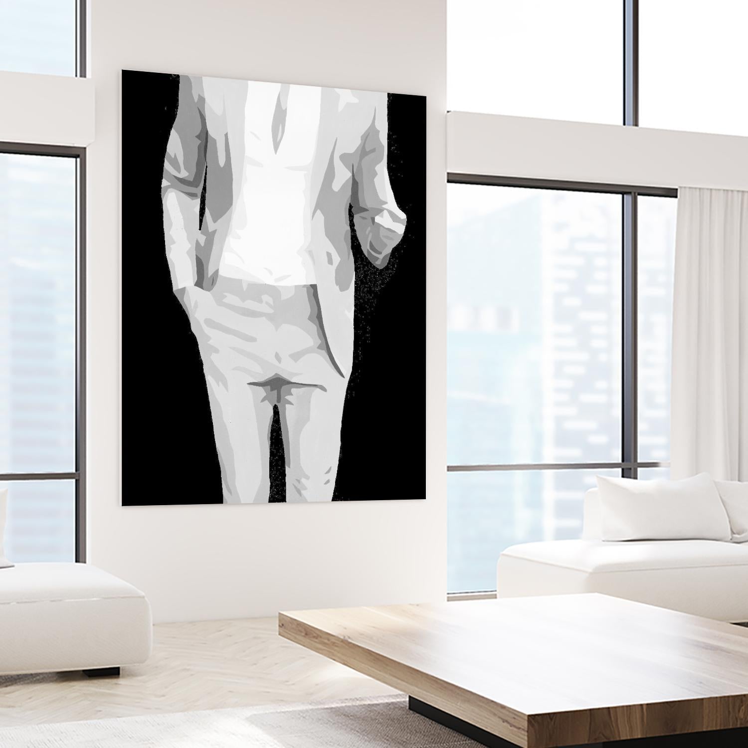 MR WHY NOT by Bethann Lawson on GIANT ART - black and white figurative figurative
