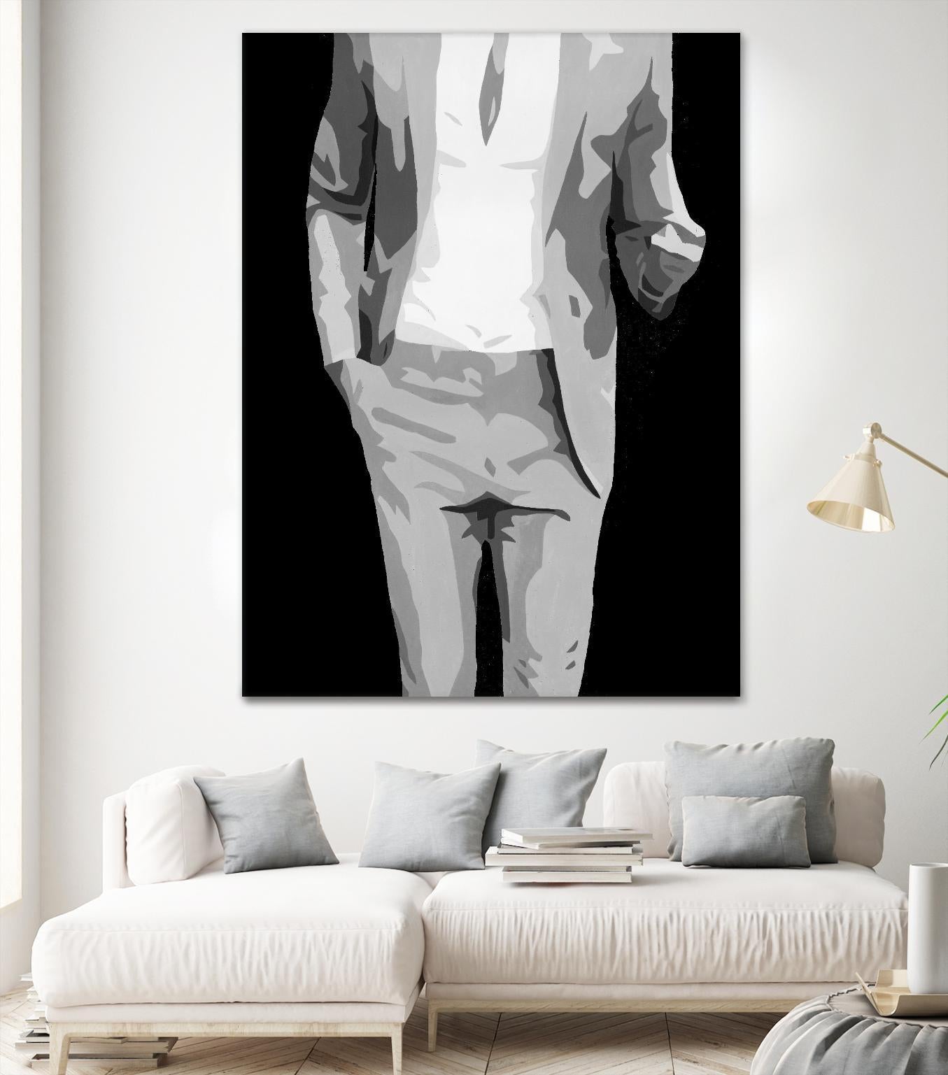 MR WHY NOT by Bethann Lawson on GIANT ART - black and white figurative figurative