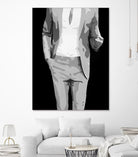 MR WHY NOT by Bethann Lawson on GIANT ART - black and white figurative figurative