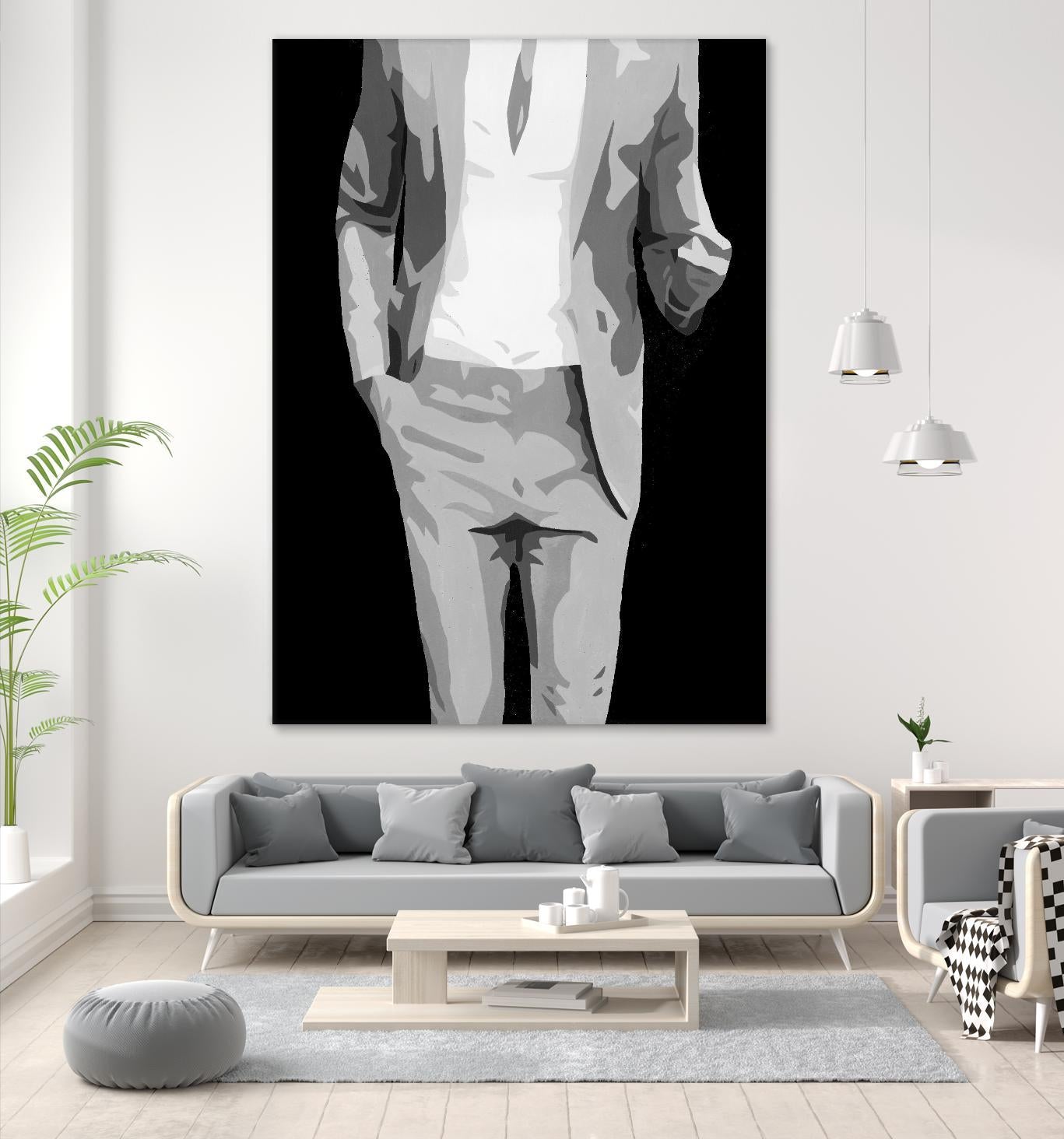 MR WHY NOT by Bethann Lawson on GIANT ART - black and white figurative figurative