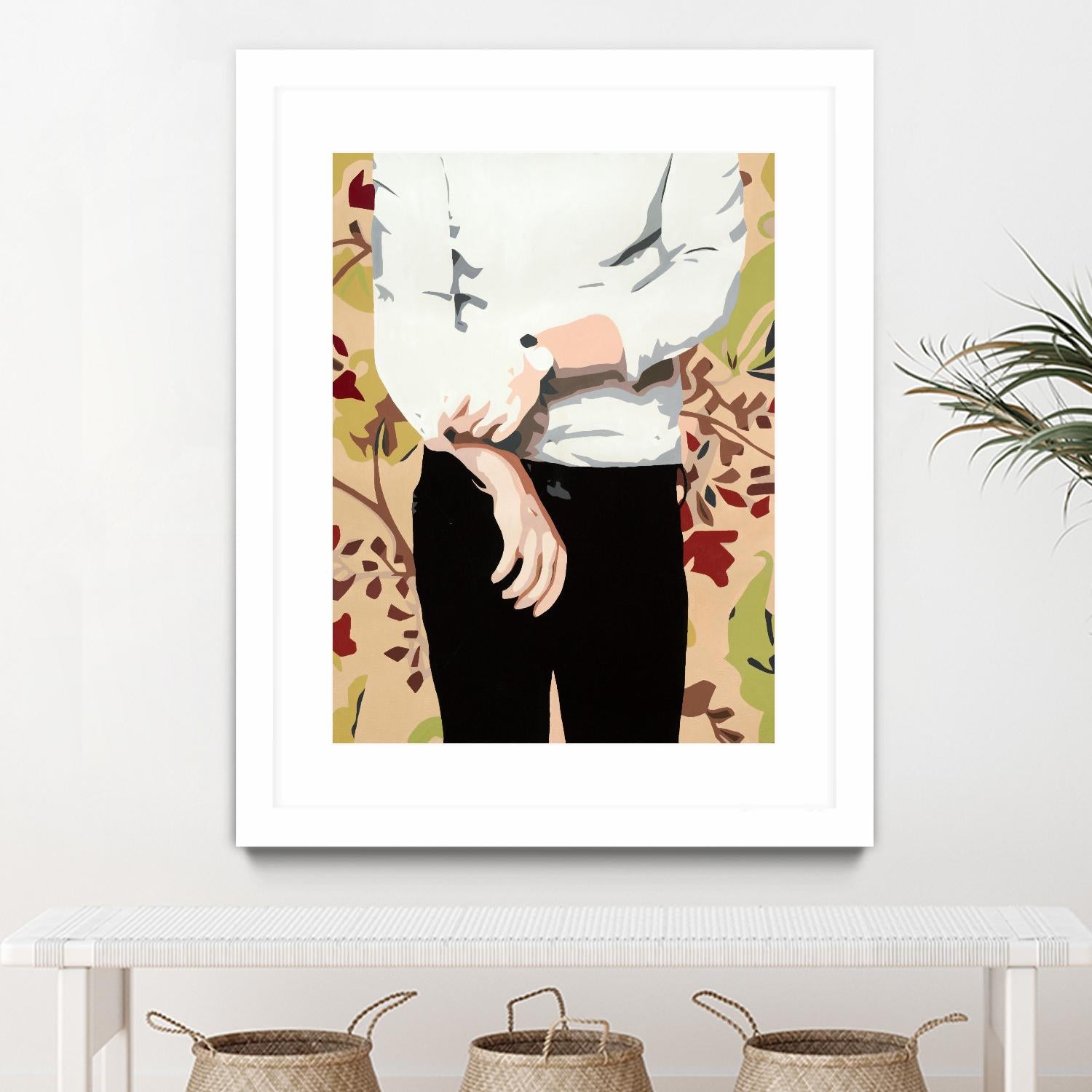 Mr. Right by Beth Ann Lawson on GIANT ART - black figurative fashion
