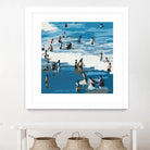 Surf's Up by Beth Ann Lawson on GIANT ART - blues coastal waves