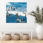 Surf's Up by Beth Ann Lawson on GIANT ART - blues coastal waves