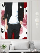 Mr. Right #2 by Beth Ann Lawson on GIANT ART - black figurative fashion