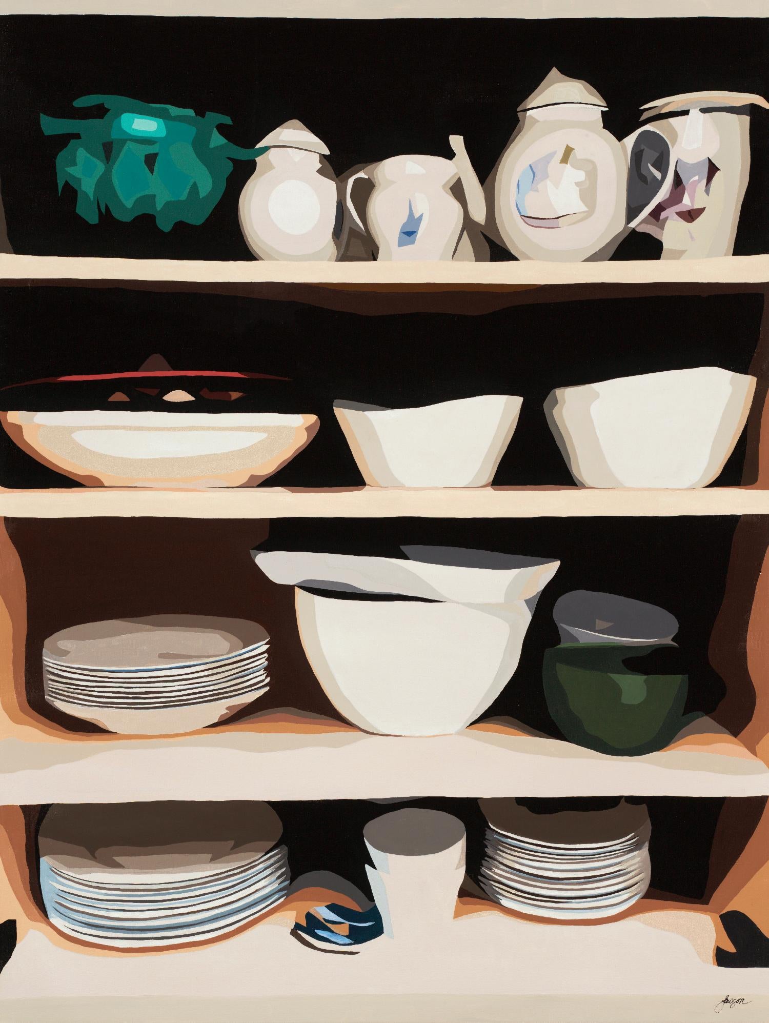 Shelf Isolation by Beth Ann Lawson on GIANT ART - whites & creams food & drink dishes