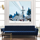 Winterhood 2020 by Beth Ann Lawson on GIANT ART - blues scenic winter