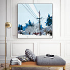 Winterhood 2020 by Beth Ann Lawson on GIANT ART - blues scenic winter