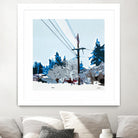 Winterhood 2020 by Beth Ann Lawson on GIANT ART - blues scenic winter