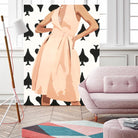 Ms. Thing In Spades by Beth Ann Lawson on GIANT ART - whites & creams figurative woman