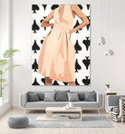 Ms. Thing In Spades by Beth Ann Lawson on GIANT ART - whites & creams figurative woman