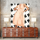 Ms. Thing In Spades by Beth Ann Lawson on GIANT ART - whites & creams figurative woman
