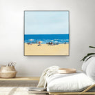 A Day At The Beach by Beth Ann Lawson on GIANT ART - blues coastal beach