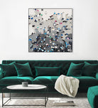 Crowd Sourcing by Beth Ann Lawson on GIANT ART - grays figurative crowd