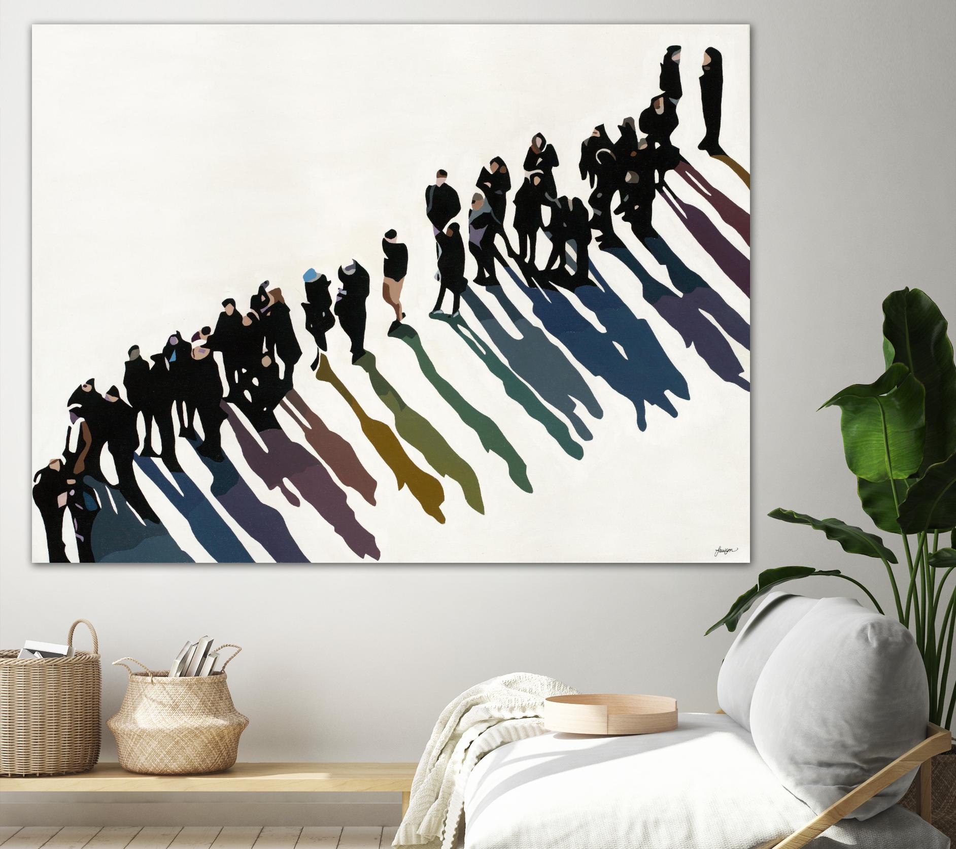 Life In Prism by Beth Ann Lawson on GIANT ART - whites & creams figurative people