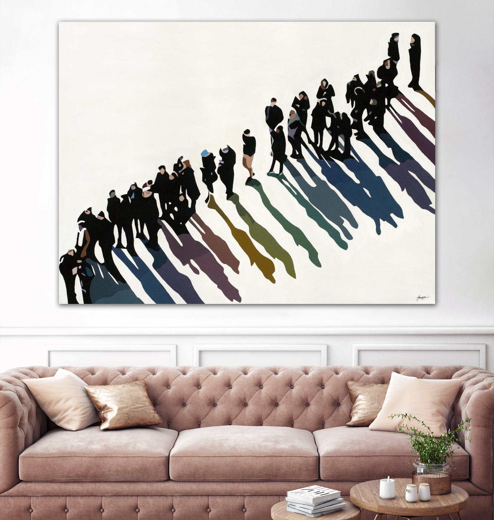 Life In Prism by Beth Ann Lawson on GIANT ART - whites & creams figurative people