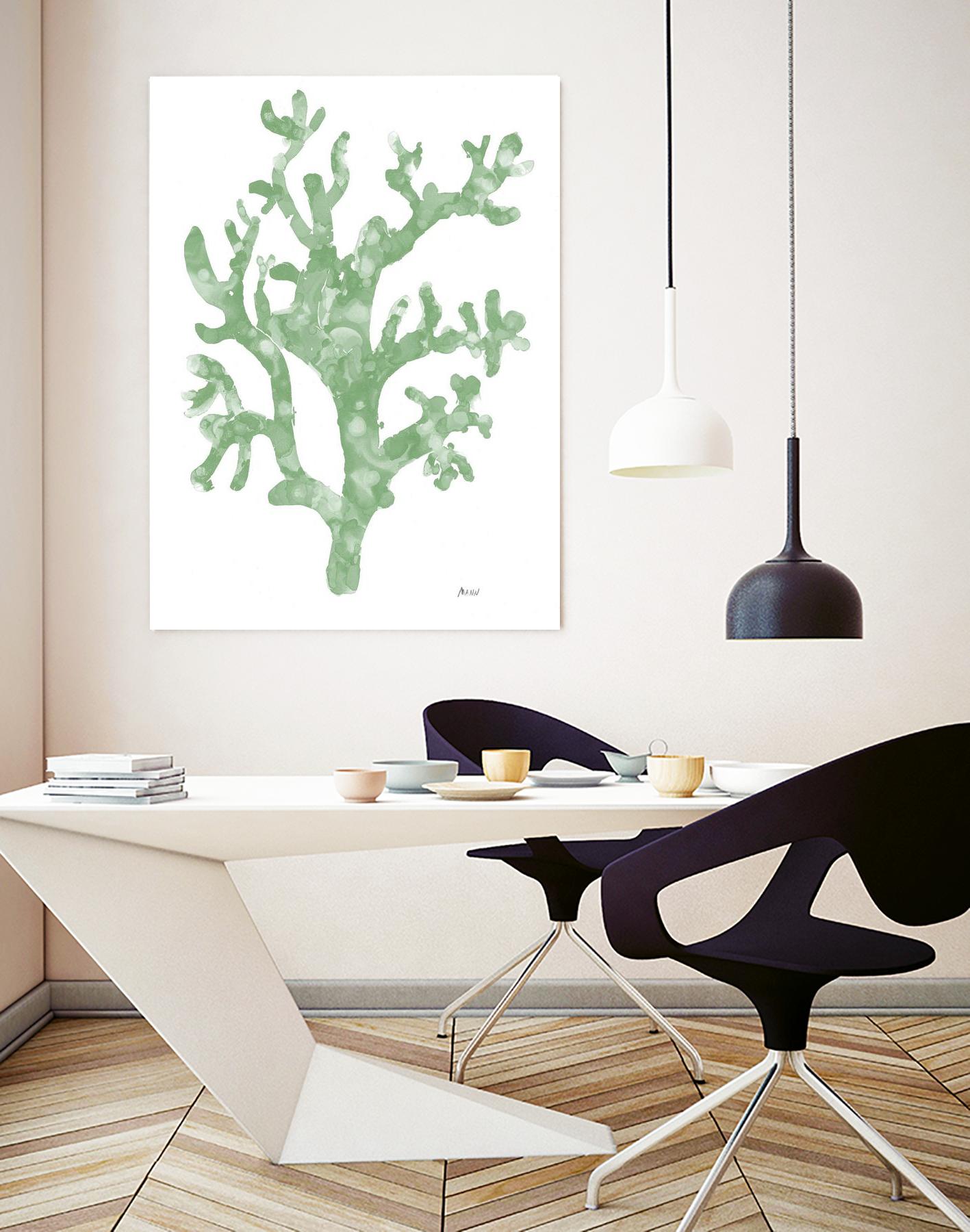 Sea Coral I V1 by Patti Mann on GIANT ART - blacks organic shapes