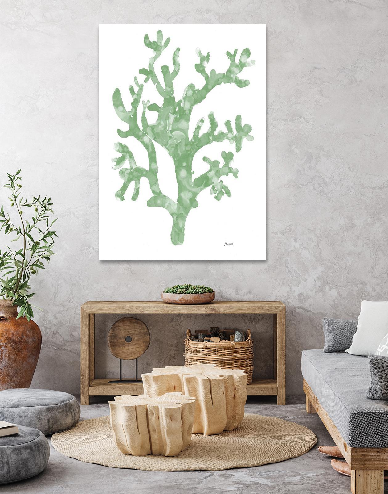 Sea Coral I V1 by Patti Mann on GIANT ART - blacks organic shapes