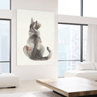 Poise I by Patti Mann on GIANT ART - grays cats