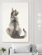 Poise I by Patti Mann on GIANT ART - grays cats