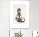 Poise I by Patti Mann on GIANT ART - grays cats
