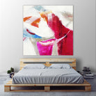 Slow Red Drift V3 by Jill Martin on GIANT ART - pinks abstract