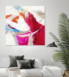 Slow Red Drift V3 by Jill Martin on GIANT ART - pinks abstract