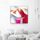 Slow Red Drift V3 by Jill Martin on GIANT ART - pinks abstract